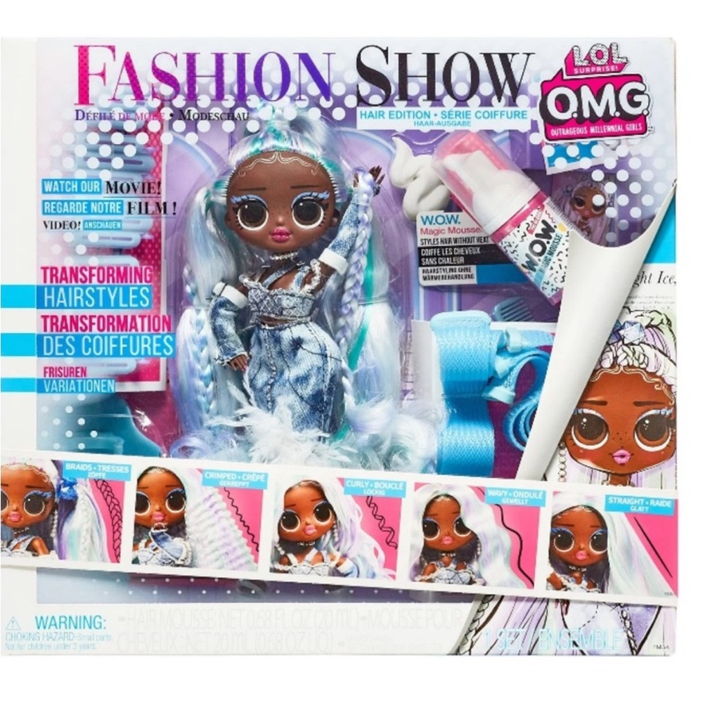 LOL Surprise OMG Fashion Show Lady Braids Fashion Doll Hair Edition